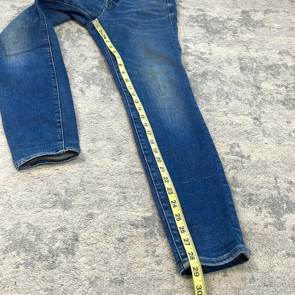 Madewell 8” Skinny Jeans Medium Ames Wash Stretch Classic Casual Sz 28 - Picture 11 of 13